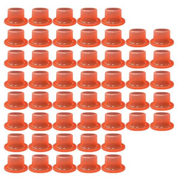 Läckagesäker silikonplugg för kran Enkel installation Rörpackningar för rörreparation Red 50pcs