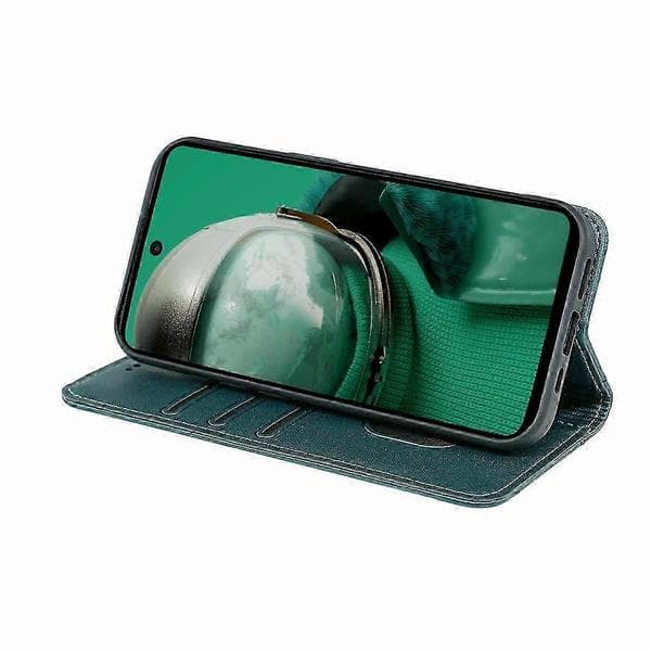 HX01 HMD Pulse Pro Plånboksfodral med Magnetlås och PU-läder Telefonfodral Multicolor Green