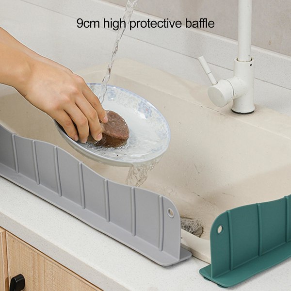 Vask Stænkbeskytter God Sejhed Stærk Adsorption Køkkenvask Vand Baffelplade Husholdningsforsyning Tianyuhe Beige