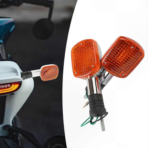 Universell passform 2-pack LED-blinkers för cruisermotorcyklar