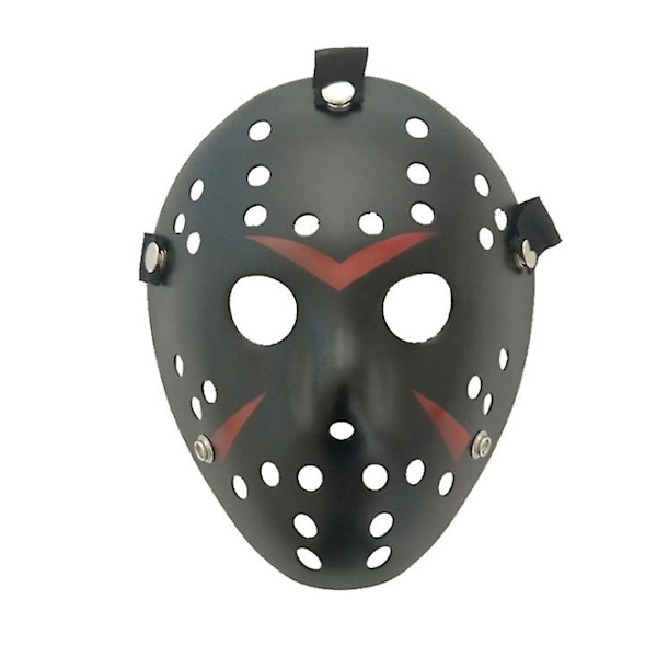 Filmhockeymaske Jason Voorhees Fredag den 13. Horror Gysermaske Halloweenfest Cosplaymasker til Voksne Mænd Halloween Gave 4