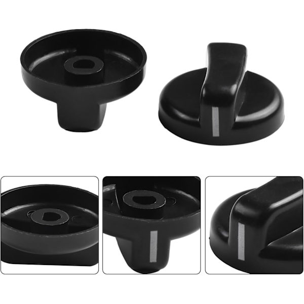 5-pack Ersättningsknappar för gasspis, 8 mm