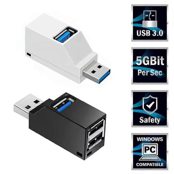 USB2.0 3.0 Type-C Multi-grensesnitt HUB Hub Splitter black USB2.0