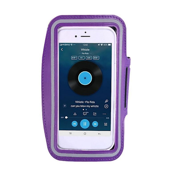 Sportarmband fodral kompatibel med 5,5 tums smartphone svettsäker löpning