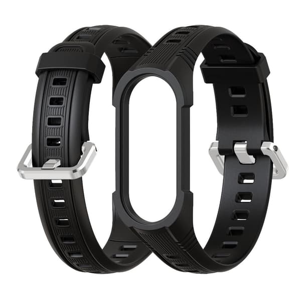 Tech-Protect Xiaomi Mi Smart Band 5 / 6 / 7 ranneke Armor Musta