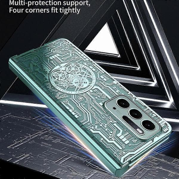 Galvaniseringsetui kompatibelt med foldbare smartphones Silver