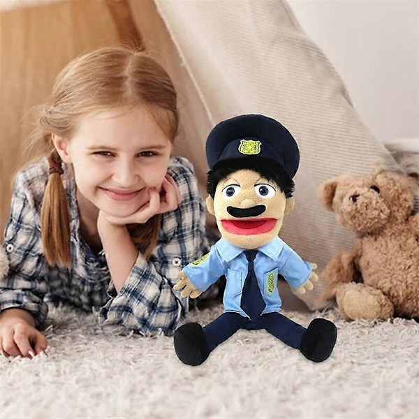 Game Jeffy Handdocka Leksak Dockteater Rollspel Rörlig Mun Rekvisita Kock Polis Prins Pappa Mamma Penelope Cody Junior Joseph 40cm Penelope