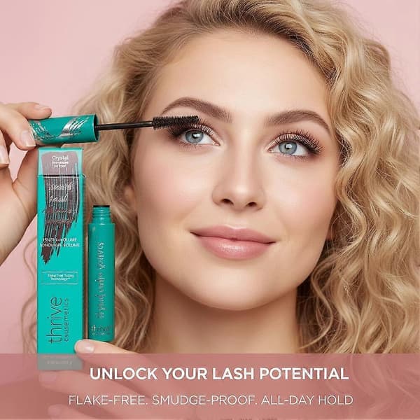 Thrive Causemetics Liquid Lash Extensions Mascara Tyk Krøllende Vandfast Black