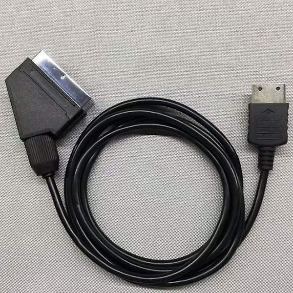 1,8M/6Ft Scart-kabel for Dreamcast DC for DC-kabelledning Scart-kabel for Dreamcast DC128 Host black