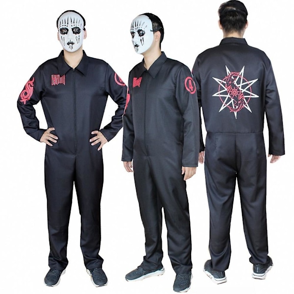 Halloween Cosplay Onesie Cosplay Kostume Slipknot Tøj S