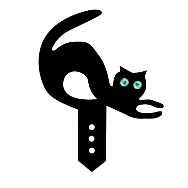 Akryl Cat Insert Brand Black Animal Pet Garden Decoration Brand