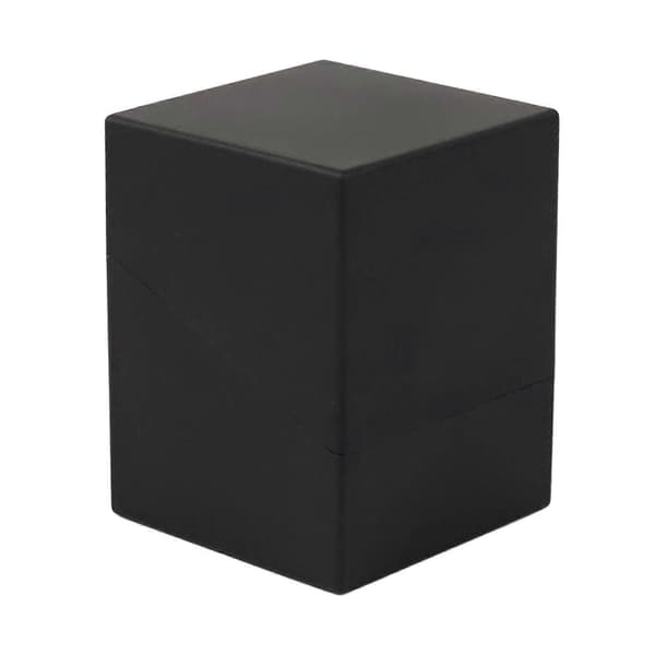 Oppbevaringsboks for samlekort, holder 100 solide kort for TCG Black