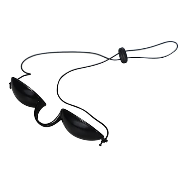Fleksible Solarium Sikkerhedsbriller Eyewear UV beskyttelsesbriller Bærbare sorte briller Sikkerhedsbriller