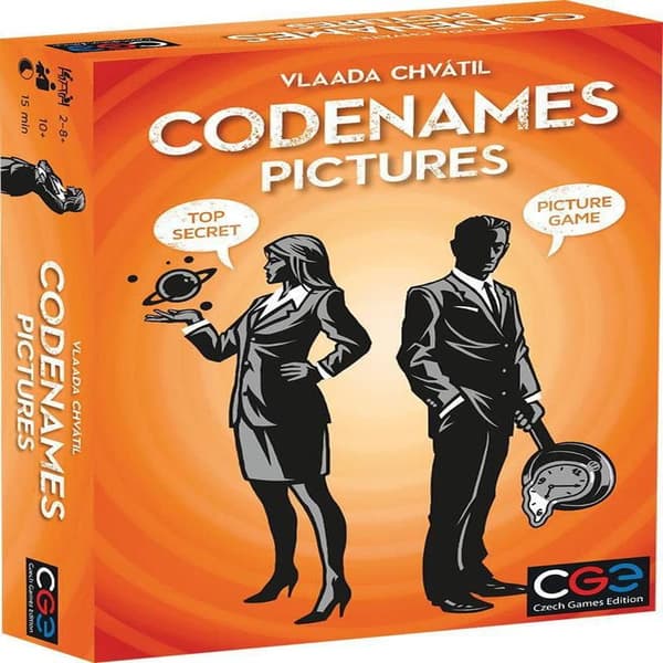 Codenames (Engelsk version) brädspel/schackspel, hemliga kodnamn, anti-mänskligheten kort Codenames (Gul)