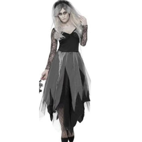 Halloween-asu Cosplay Dark Vampire Bride Prom -asu M