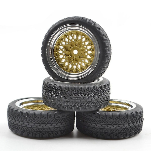 4 stk felger hjul for Tamiya Hsp Hpi 94123/122 Rc bilnav deler svart