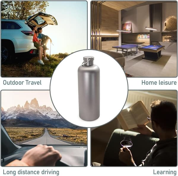 Titanium Vattenflaska 600ml/800ml Lättvikt för Utomhuscamping Vattenflaska