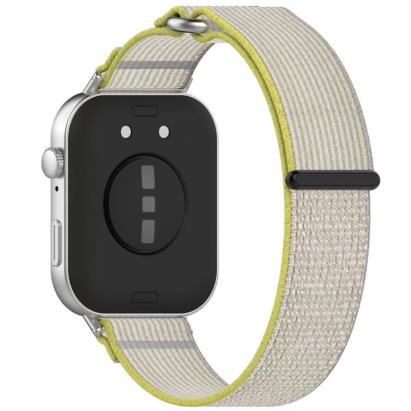 Loop Nylon Rem til Huawei Watch Fit 3 Grey Yellow