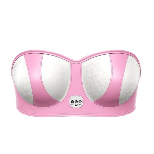 Elektrisk trådløs BH Breast Enhancer Enlarger Massager BH Kvindeforstørrelse, 100% ny Pink