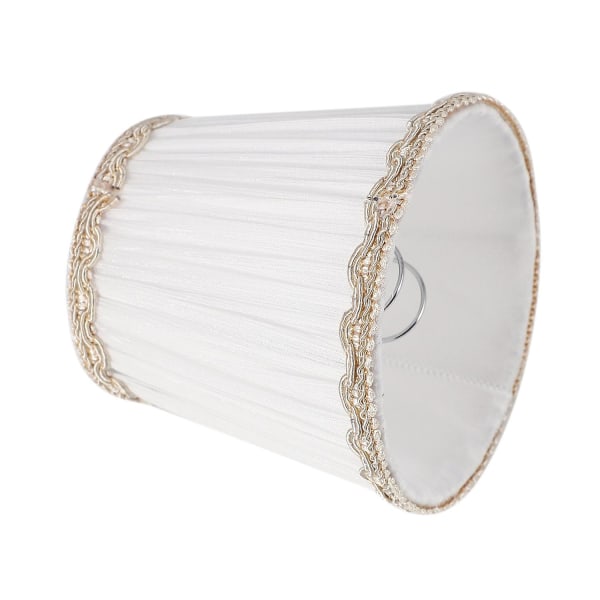 Kattokruunuvarjostimet, vain kynttilöille, kiinnitettävät lampunvarjostimet, 6, valkoinen