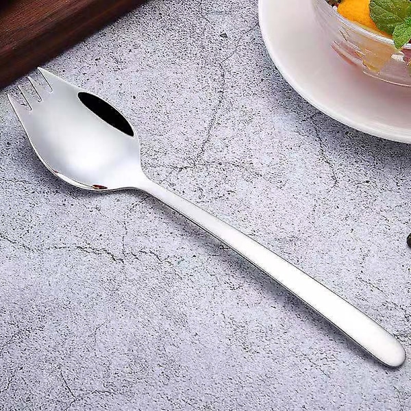 4-pakning 1,6 tommers bred rustfritt stål Spork