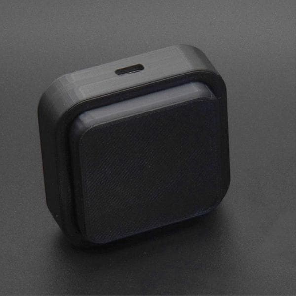 Programmerbart USB-makrotastatur med enkeltnøkkelfunksjonalitet for snarveier og kommandoer Svart