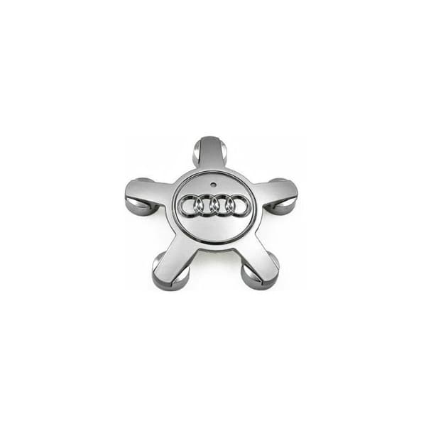Audi 135mm Navkapsler Sett med 4, Sølv - Modell 4F0601165N