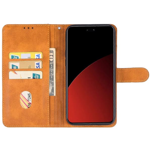 Läderfodral för Xiaomi Civi 4 Pro Brown