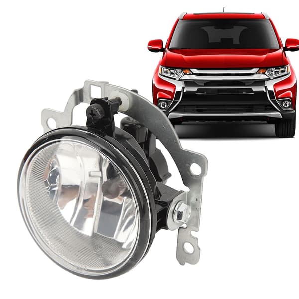 Frontlykt for tåkelys 8321A669 Klar linse Frontfanger tåkelys erstatning for Mitsubishi Outlander 2016 til 2019