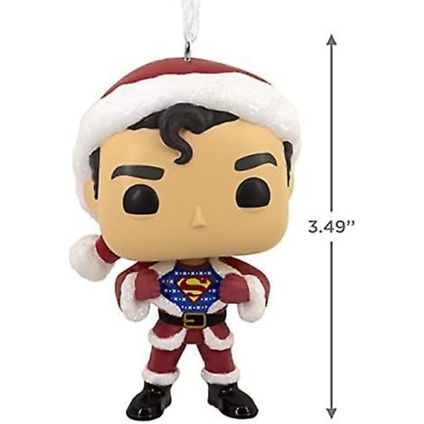 Funko Pop! Exklusiv Julgranspynt-kollektion (Superman i Jultröja och Tomtedräkt)