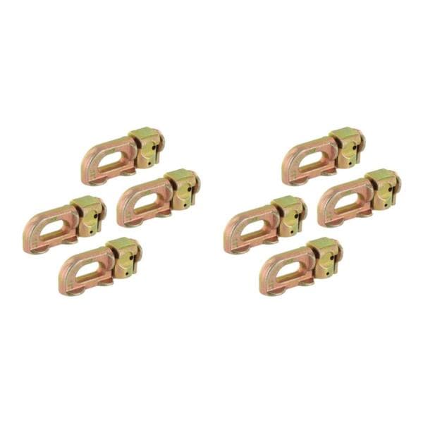 1/2 4x Lastkontroll L-skena Dubbel Stud Fäste Lastkontroll 2Sets