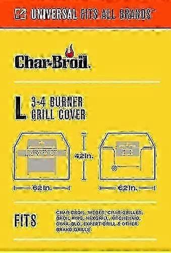 Char-Broil 3-4 brænder grillovertræk - Stor BBQ-beskytter