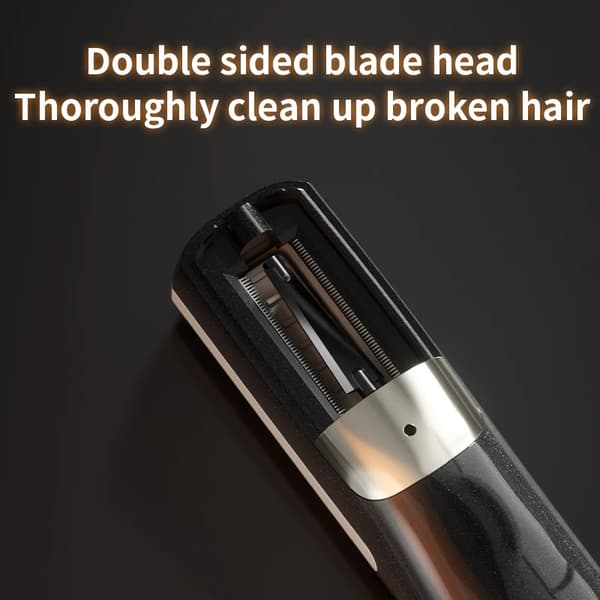 Hair Trimmer Split Ends Remover Dry Damaged Brittle Professional Automatic (Pink) Pink