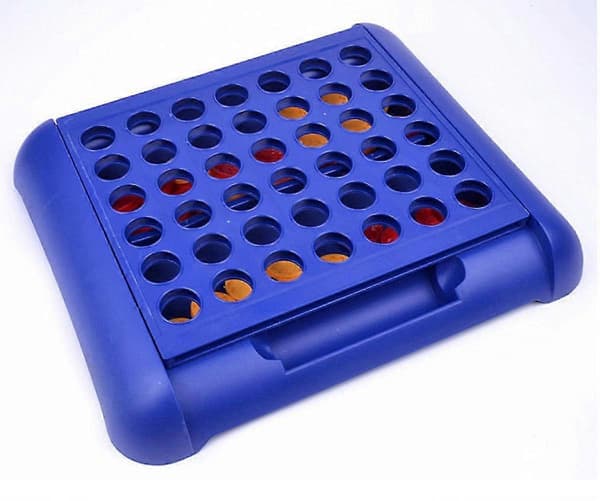 CONNECT 4 - Klassisk fire på rad-spill - Brettspill og leker for barn, gutter, jenter - Alder 6+