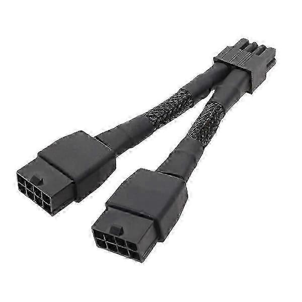Dobbelt 8Pin til 8Pin strømkabel grafikkort strømkabel til NVIDIA TESLA K80/M40/P100/V1 GPU 10Sort SZRH A-M