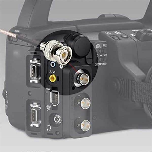 12st 3G HD SDI-kabel BNC-kabel 30cm 75 Ohm för kameror Videoutrustning Stöder HD-SDI 3G-SDI 4K 8