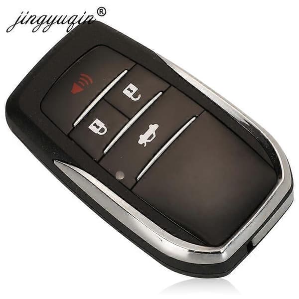Oppgrader 2/3/4-knapps sammenleggbart nøkkelhus for Toyota Reiz Camry Rav4 Yaris Corolla 4Runner Avlon sammenleggbar bilfjernkontrollnøkkel 4 Button key shell