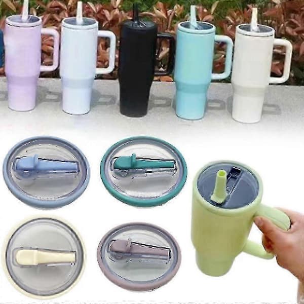 40 Oz Tumbler Flip Straw Lokk Erstatning Passer Til Stanley Quencher white