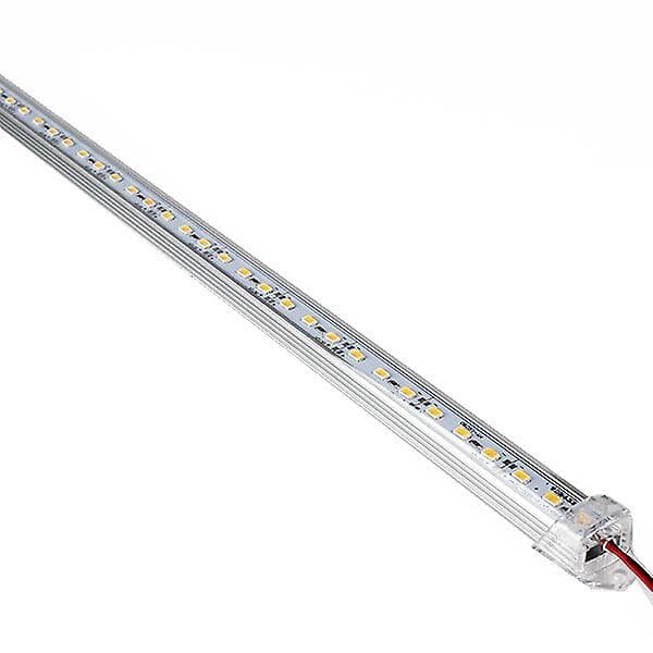 2 st DC 12V 50cm Aluminium Rigid LED-list Bar Light (vit)