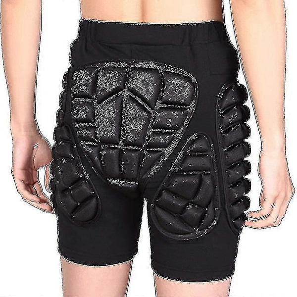 Hip-skyddande Shorts med EVA-vaddering, Skyddande Shorts för Skidåkning, Utomhus, Konståkning, Snowboard 2XS