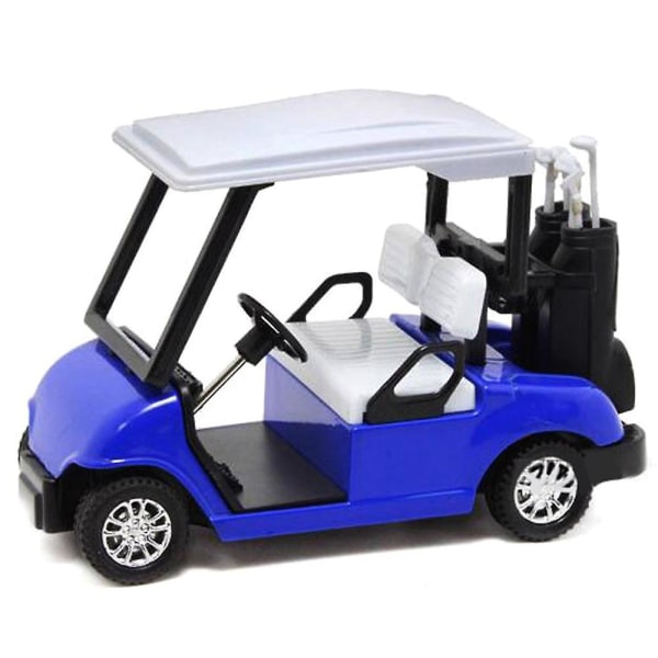 1/20 Scale Alloy Golf Cart Diecast Vedä takaisin Automalli Lasten Lelu Keräily Blue