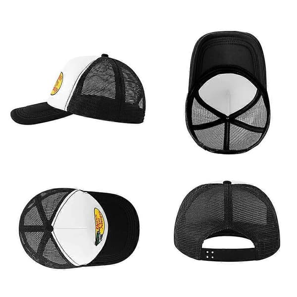 Bass Pro Shops Broderad Logotyp Mesh-Back Keps Unisex Andningsbar Mesh Trucker Hatt Red