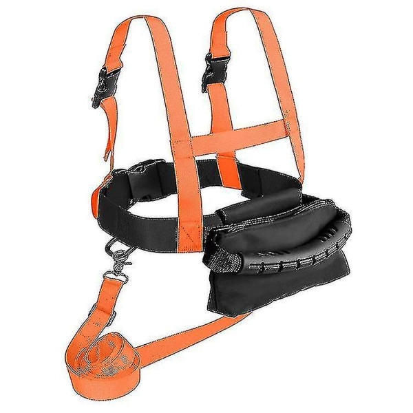 Barneskisele,Skisikkerhetsskulderstropp,Skitreningssikkerhetsbånd Snowboardtreningssele Orange