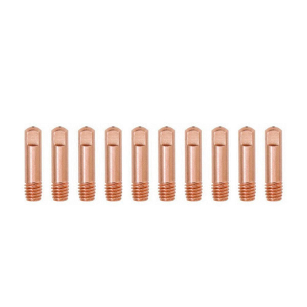 15 stk. MIG-svejsekit Flux Core Gasless Dyse 0,9 mm Messing Svejsespids Udskiftning MIG-svejser Tilbehør