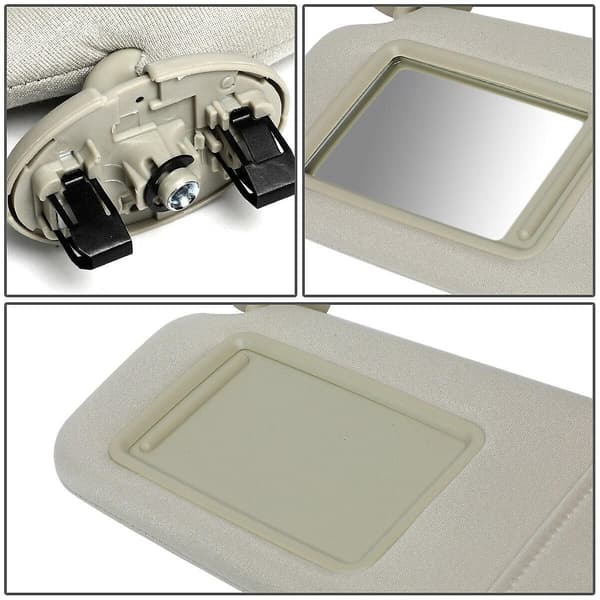 Solskjerm for venstre førerside, lys beige, til 2007-2011 Light Beige