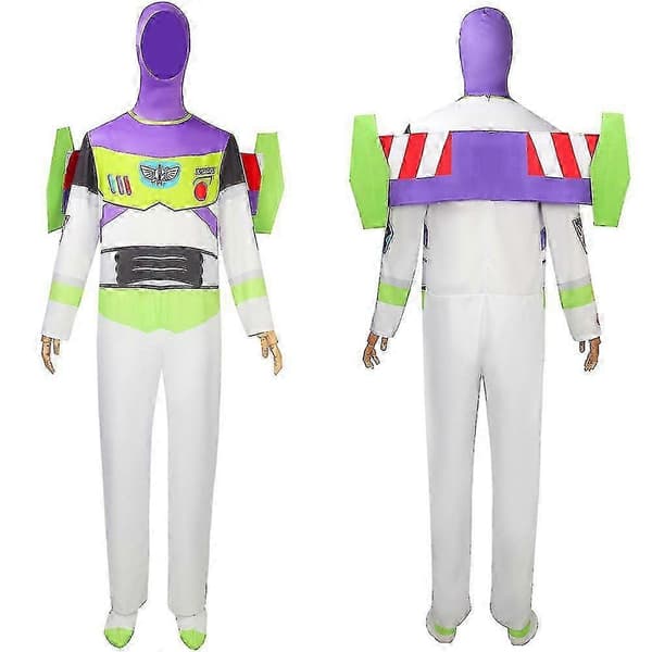 Buzz Lightyear Bodysuit Voksen Halloween Cosplay Show Kostume M