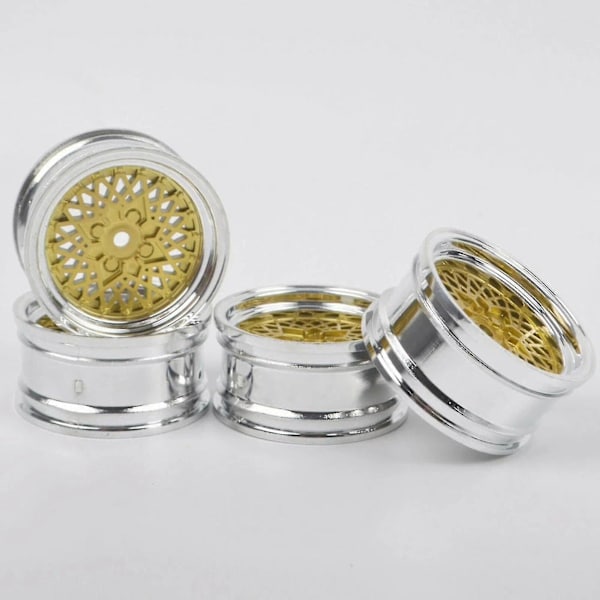 4 stk felger hjul for Tamiya Hsp Hpi 94123/122 Rc bilnav deler svart
