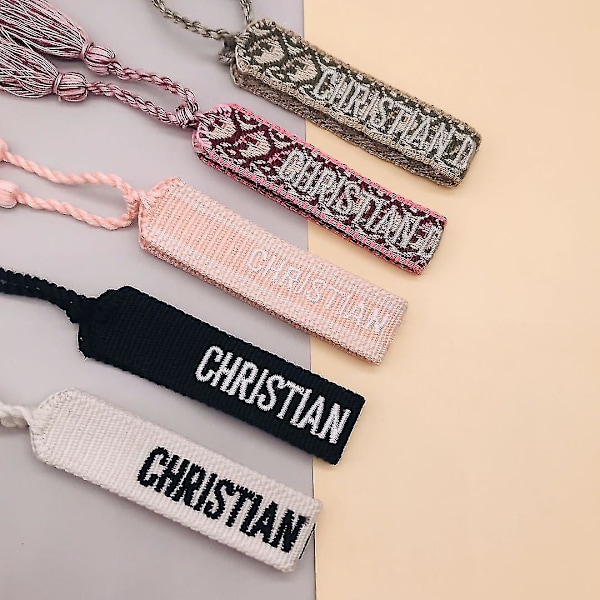 2022 Ny flätad armband justerbar rep för kvinnor vävd armband brev broderi tofs vänskap älskare armband present
