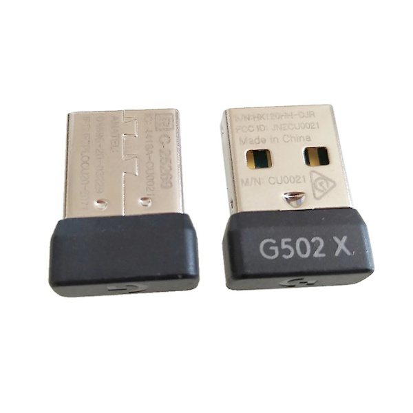 USB Dongle Signal Receiver Adapter För Logitech G502x Plus Gaming Möss Black
