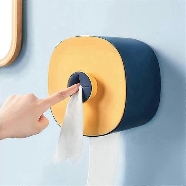 Vægmonteret toiletpapirholder og håndklædedispenser til badeværelsesopbevaring As Shown